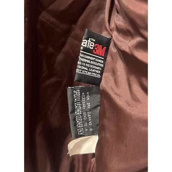 VTG Adventure Bound Suede Western Thinsulate Navajo Aztec Tribal Hooded Jacket - Picture 11 of 11